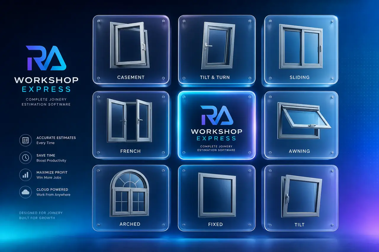 RA Workshop Express конфигуратор за прозорци в течно стъкло